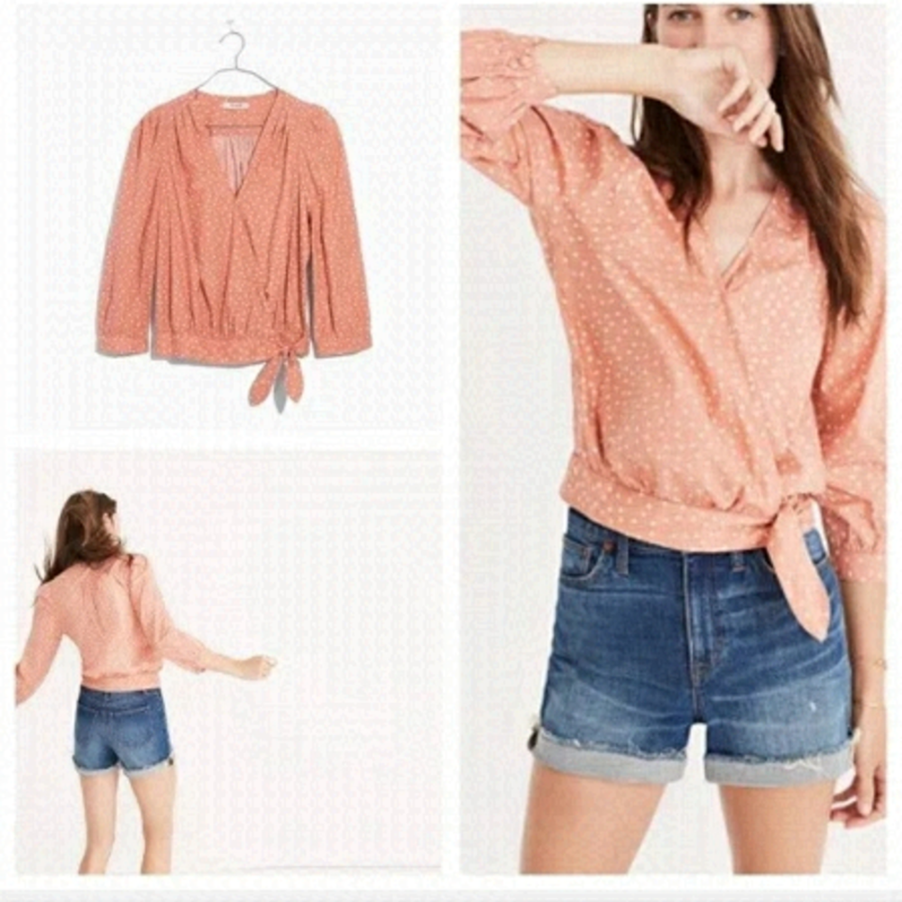 MADEWELL Wrap Top in Star Scatter